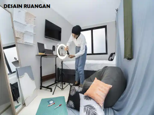 Desain Studio Mini dalam Rumah untuk Konten Kreator - Desain Ruangan